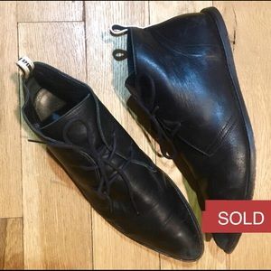 Opening ceremony black flat booties